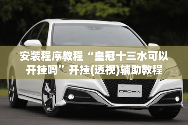 安装程序教程“皇冠十三水可以开挂吗”开挂(透视)辅助教程