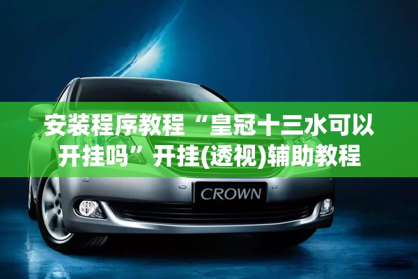 安装程序教程“皇冠十三水可以开挂吗	”开挂(透视)辅助教程