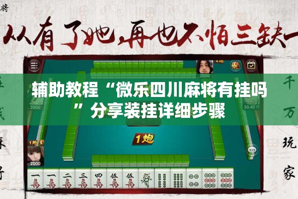 辅助教程“微乐四川麻将有挂吗”分享装挂详细步骤