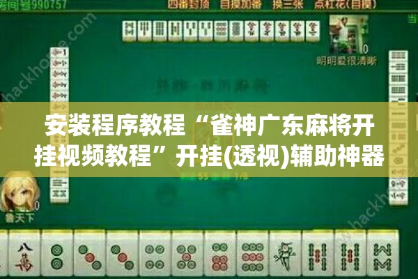 安装程序教程“雀神广东麻将开挂视频教程	”开挂(透视)辅助神器
