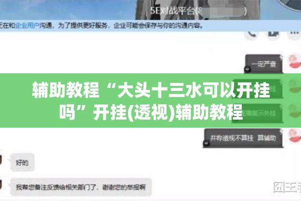 辅助教程“大头十三水可以开挂吗	”开挂(透视)辅助教程