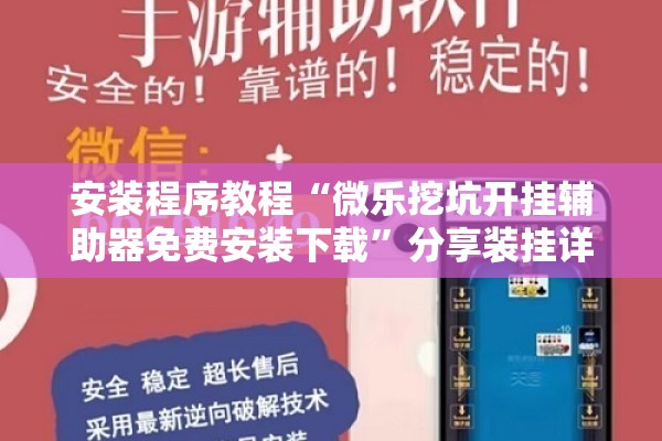 安装程序教程“微乐挖坑开挂辅助器免费安装下载”分享装挂详细步骤