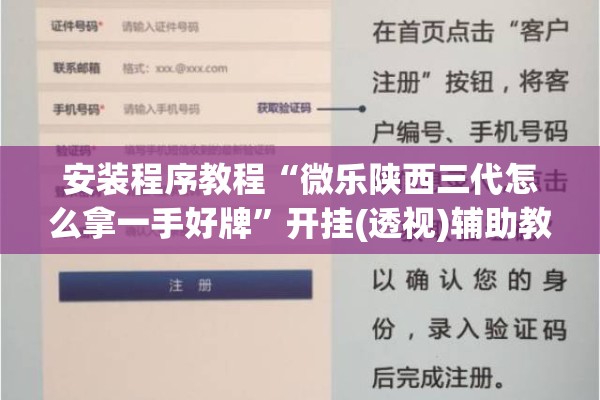 安装程序教程“微乐陕西三代怎么拿一手好牌”开挂(透视)辅助教程