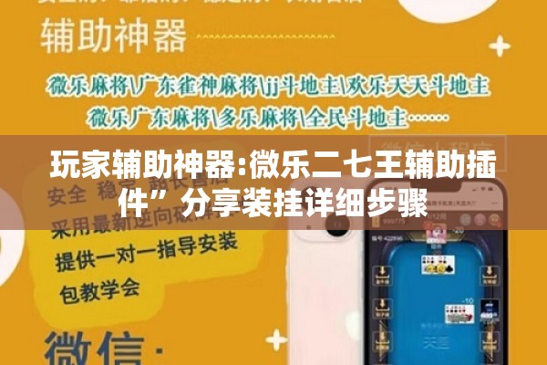 玩家辅助神器:微乐二七王辅助插件	”分享装挂详细步骤