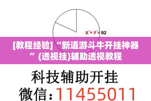[教程经验]“新道游斗牛开挂神器”(透视挂)辅助透视教程