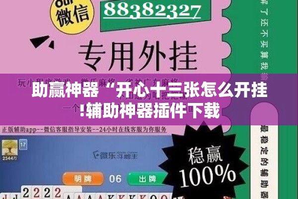 助赢神器“开心十三张怎么开挂!辅助神器插件下载