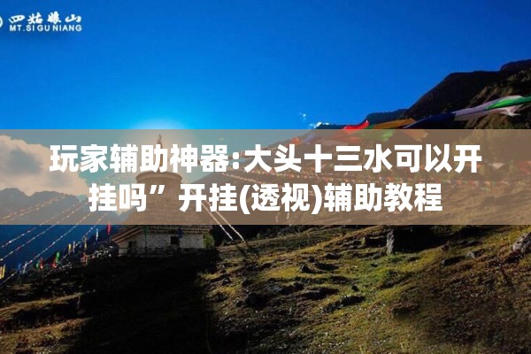 玩家辅助神器:大头十三水可以开挂吗”开挂(透视)辅助教程