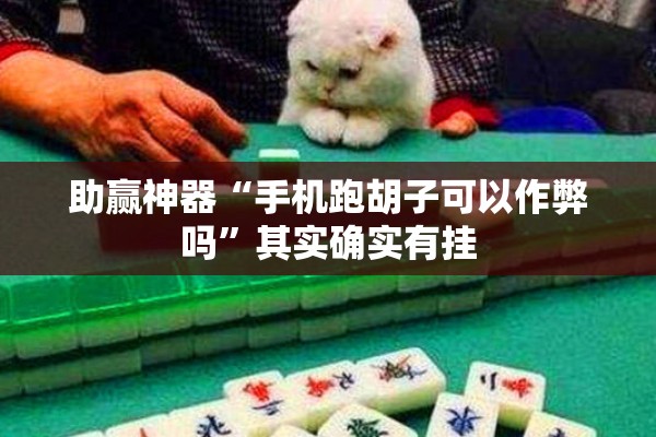 助赢神器“手机跑胡子可以作弊吗”其实确实有挂