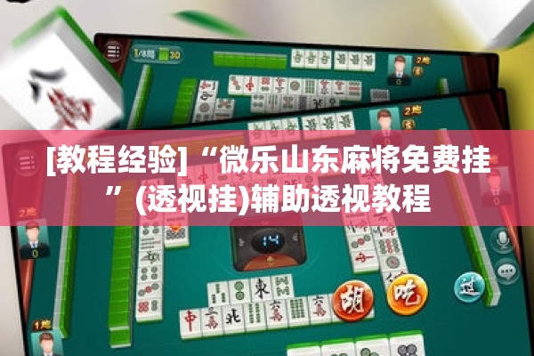 [教程经验]“微乐山东麻将免费挂”(透视挂)辅助透视教程