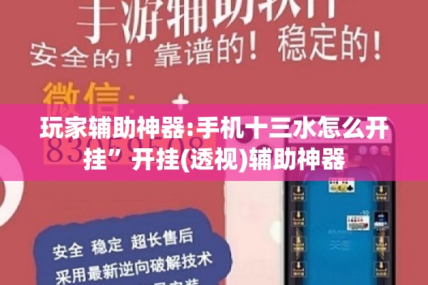 玩家辅助神器:手机十三水怎么开挂	”开挂(透视)辅助神器