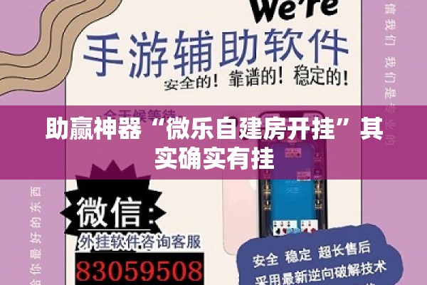 助赢神器“微乐自建房开挂”其实确实有挂