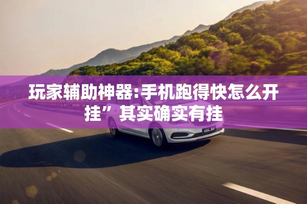 玩家辅助神器:手机跑得快怎么开挂”其实确实有挂