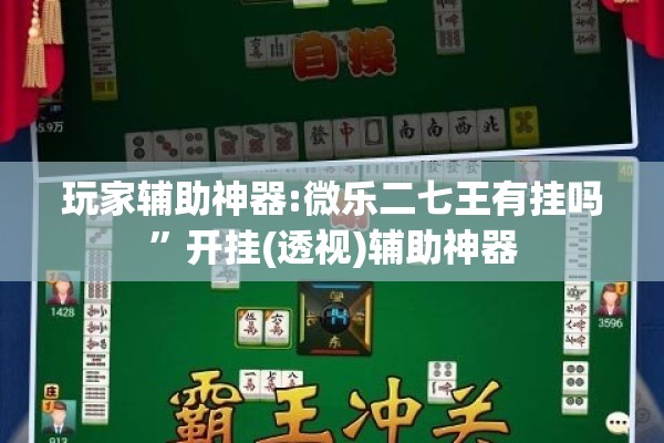 玩家辅助神器:微乐二七王有挂吗”开挂(透视)辅助神器