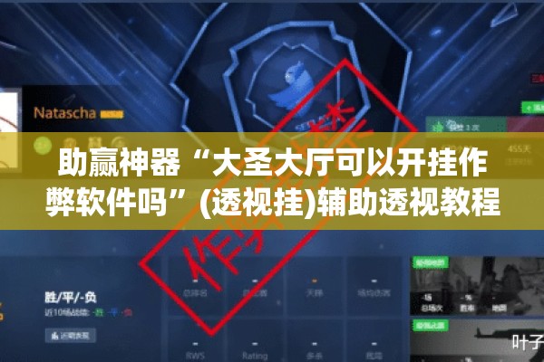 助赢神器“大圣大厅可以开挂作弊软件吗”(透视挂)辅助透视教程