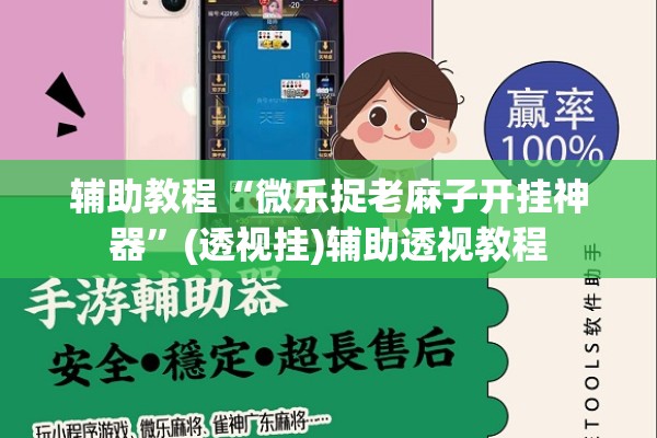 辅助教程“微乐捉老麻子开挂神器”(透视挂)辅助透视教程