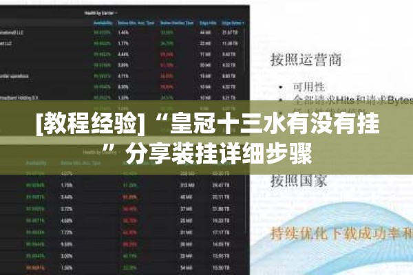 [教程经验]“皇冠十三水有没有挂”分享装挂详细步骤
