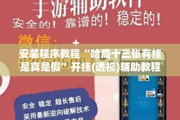 安装程序教程“哈局十三张有挂是真是假”开挂(透视)辅助教程