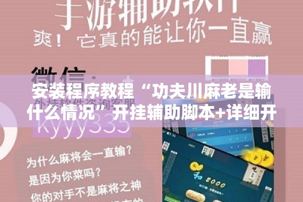 安装程序教程“功夫川麻老是输什么情况”开挂辅助脚本+详细开挂安装教程