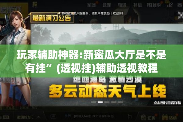 玩家辅助神器:新蜜瓜大厅是不是有挂	”(透视挂)辅助透视教程