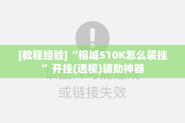 [教程经验]“榕城510K怎么装挂”开挂(透视)辅助神器