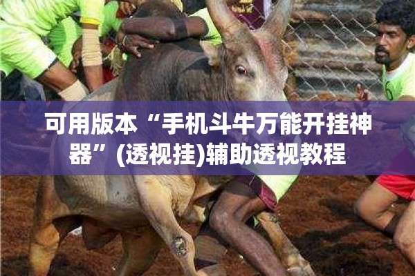 可用版本“手机斗牛万能开挂神器	”(透视挂)辅助透视教程
