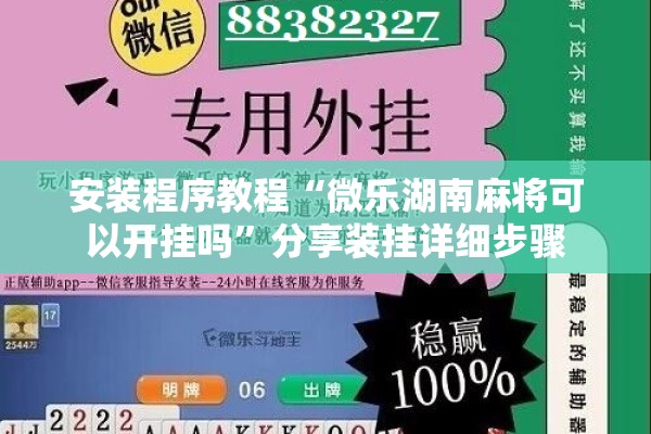 安装程序教程“微乐湖南麻将可以开挂吗	”分享装挂详细步骤