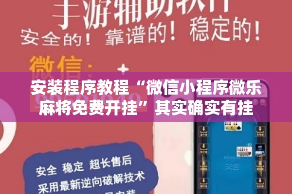 安装程序教程“微信小程序微乐麻将免费开挂”其实确实有挂