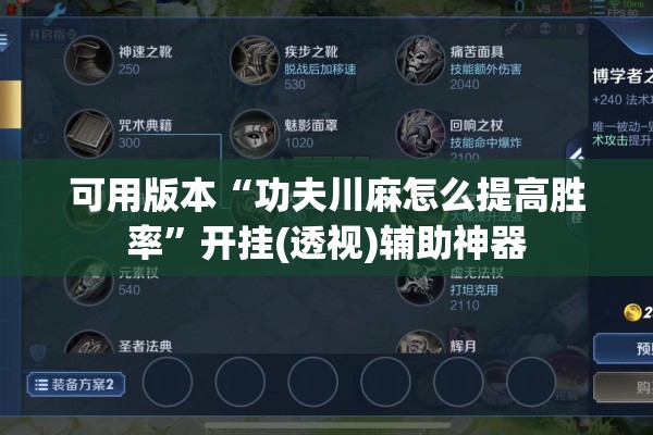 可用版本“功夫川麻怎么提高胜率”开挂(透视)辅助神器