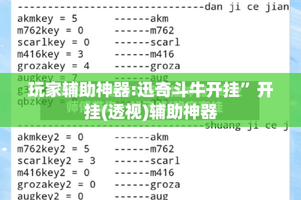 玩家辅助神器:迅奇斗牛开挂”开挂(透视)辅助神器