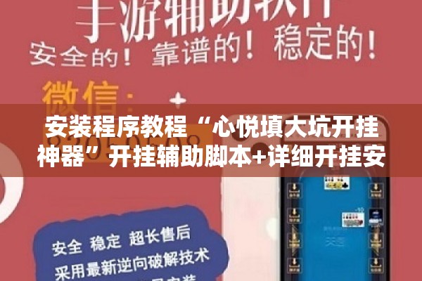 安装程序教程“心悦填大坑开挂神器	”开挂辅助脚本+详细开挂安装教程