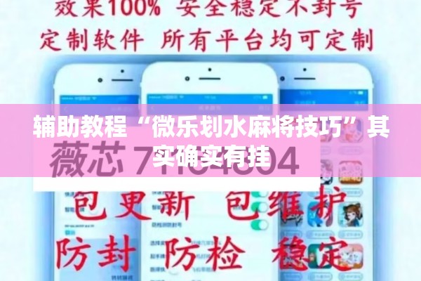 辅助教程“微乐划水麻将技巧”其实确实有挂
