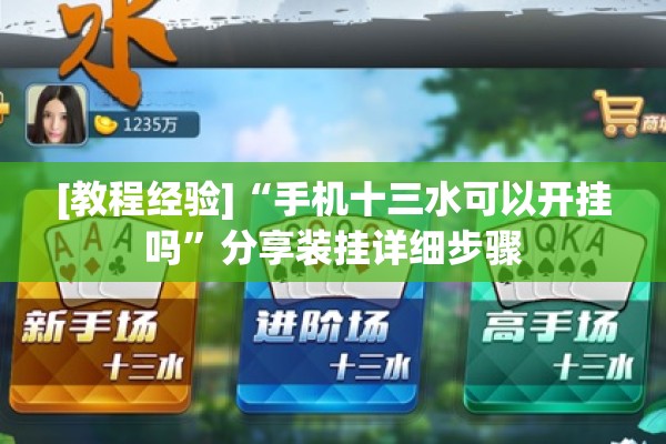 [教程经验]“手机十三水可以开挂吗”分享装挂详细步骤