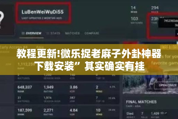 教程更新!微乐捉老麻子外卦神器下载安装”其实确实有挂