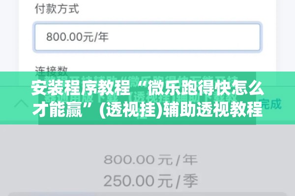 安装程序教程“微乐跑得快怎么才能赢”(透视挂)辅助透视教程