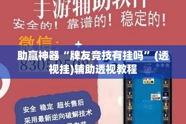 助赢神器“牌友竞技有挂吗	”(透视挂)辅助透视教程