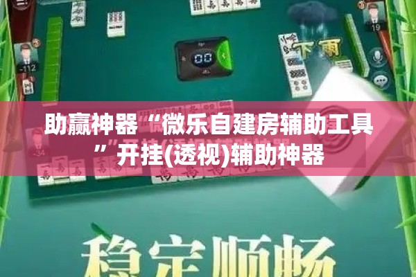 助赢神器“微乐自建房辅助工具”开挂(透视)辅助神器