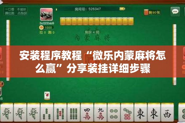 安装程序教程“微乐内蒙麻将怎么赢”分享装挂详细步骤