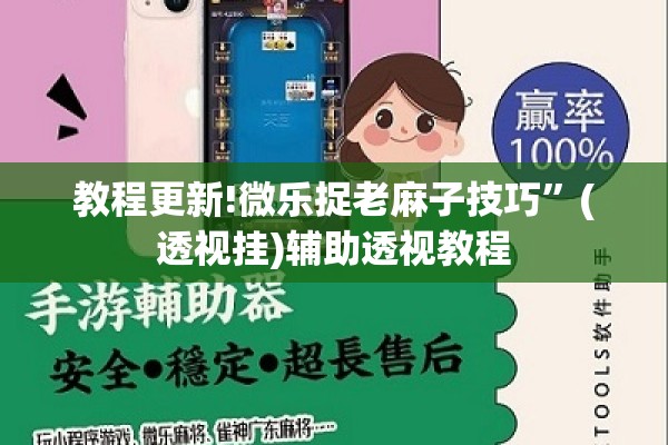 教程更新!微乐捉老麻子技巧	”(透视挂)辅助透视教程