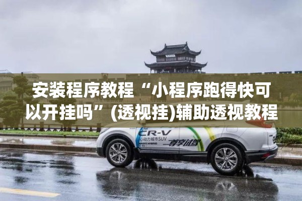 安装程序教程“小程序跑得快可以开挂吗	”(透视挂)辅助透视教程