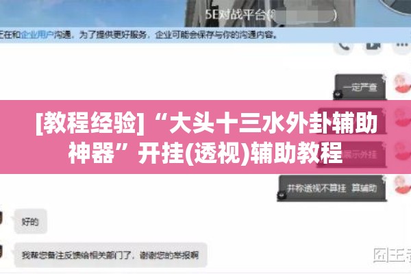 [教程经验]“大头十三水外卦辅助神器”开挂(透视)辅助教程