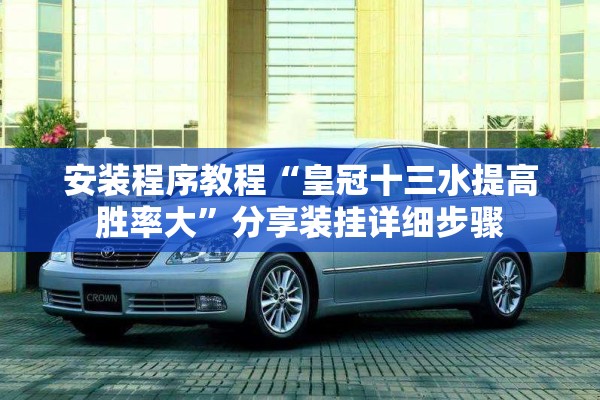 安装程序教程“皇冠十三水提高胜率大	”分享装挂详细步骤