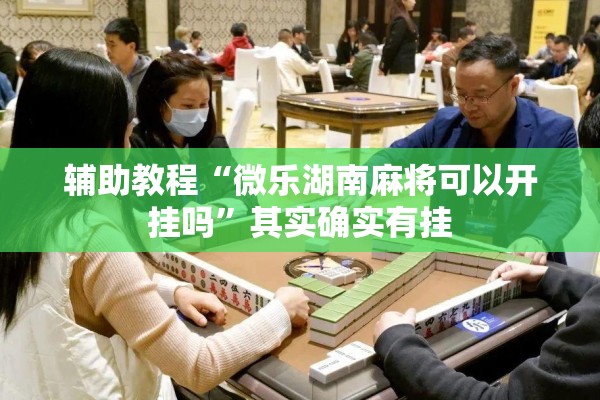 辅助教程“微乐湖南麻将可以开挂吗”其实确实有挂