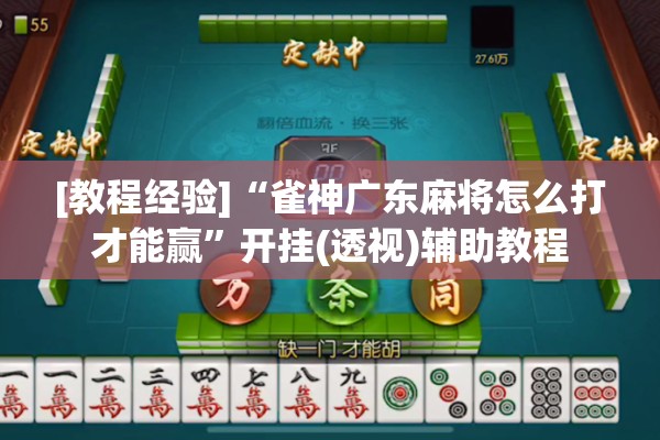 [教程经验]“雀神广东麻将怎么打才能赢”开挂(透视)辅助教程