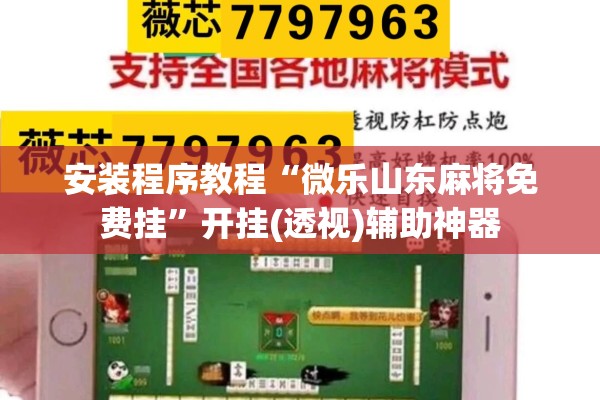 安装程序教程“微乐山东麻将免费挂”开挂(透视)辅助神器