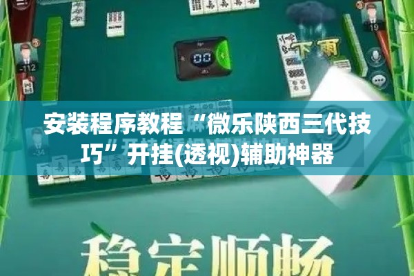 安装程序教程“微乐陕西三代技巧”开挂(透视)辅助神器