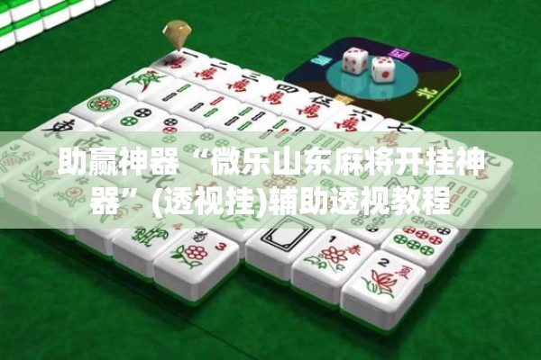 助赢神器“微乐山东麻将开挂神器	”(透视挂)辅助透视教程