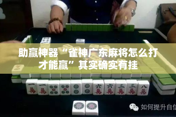 助赢神器“雀神广东麻将怎么打才能赢”其实确实有挂